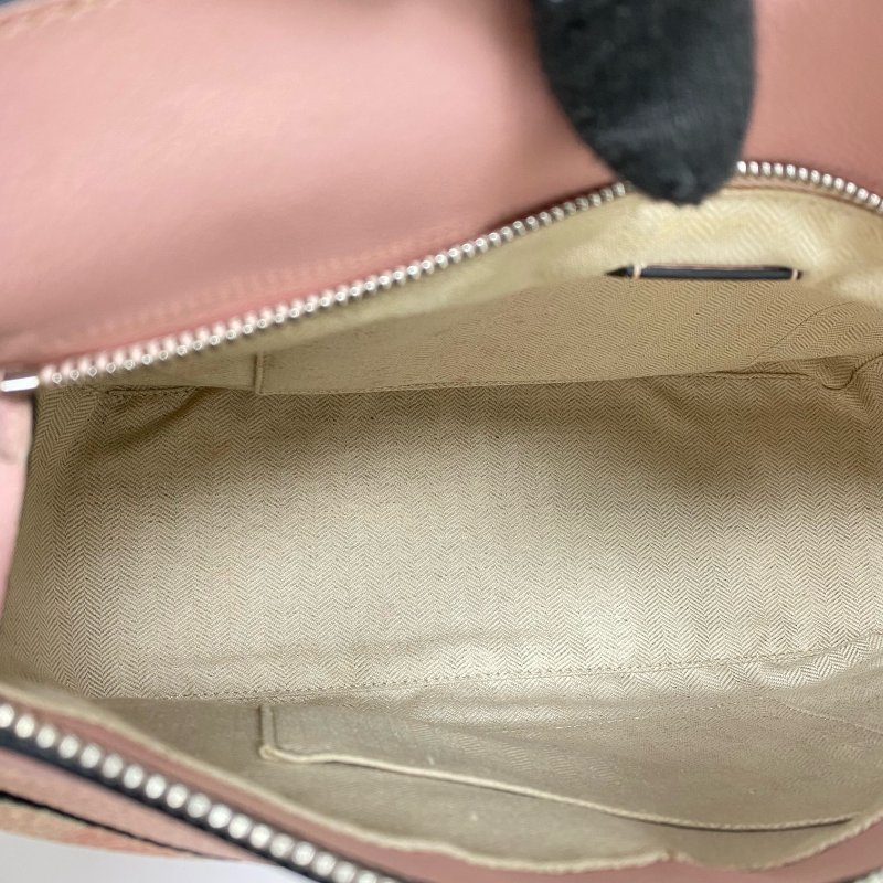 ☆ Loewe 羅意威 Pink Checked Calfskin Puzzle 2Way Bag 粉紅色小牛皮兩用袋 - 257025240-16