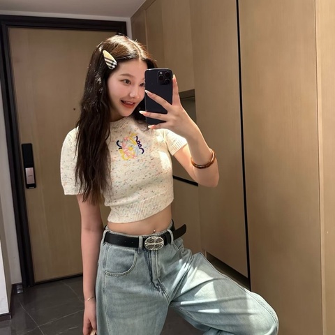 Loewe毛衣 贴身 XS M