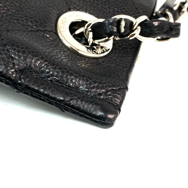 △ Chanel 香奈兒 Black Caviar Skin Silver Tone Metal Chain Tote Bag No.19 A94033 黑色粒紋小牛皮銀色金屬托特袋No.19 - 257023829-9