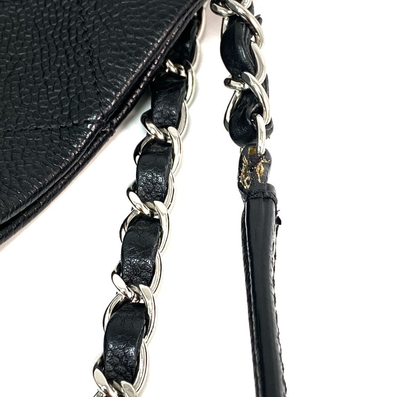 △ Chanel 香奈兒 Black Caviar Skin Silver Tone Metal Chain Tote Bag No.19 A94033 黑色粒紋小牛皮銀色金屬托特袋No.19 - 257023829-13