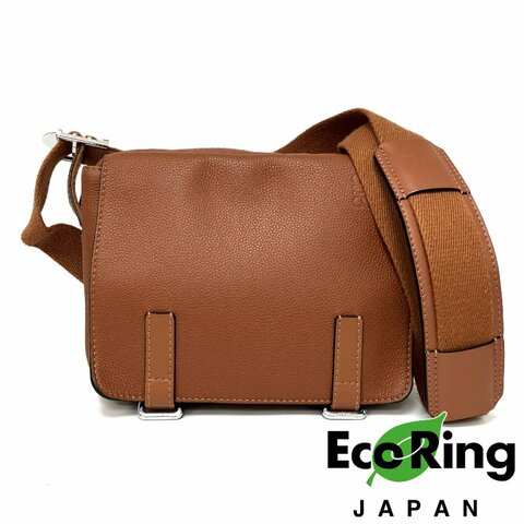 ☆ Loewe 羅威 Brown Calfskin Shoudler Bag 啡色小牛皮肩背袋 - 257026177