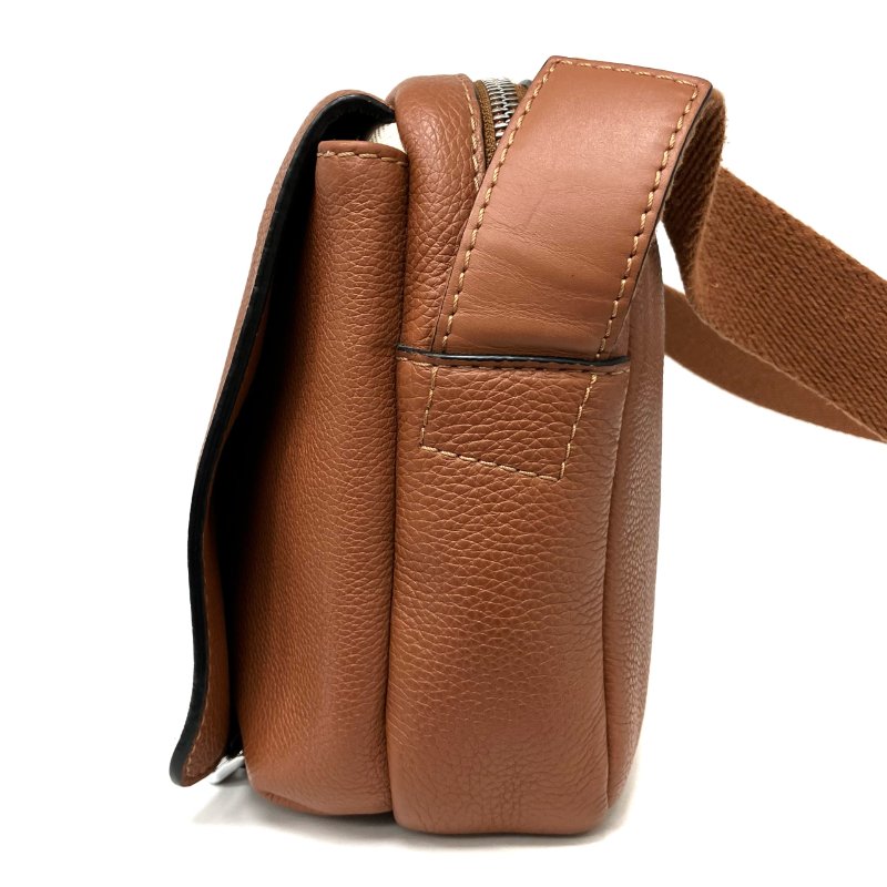 ☆ Loewe 羅威 Brown Calfskin Shoudler Bag 啡色小牛皮肩背袋 - 257026177-3