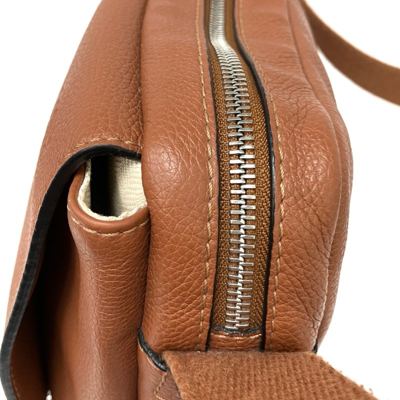 ☆ Loewe 羅威 Brown Calfskin Shoudler Bag 啡色小牛皮肩背袋 - 257026177-5