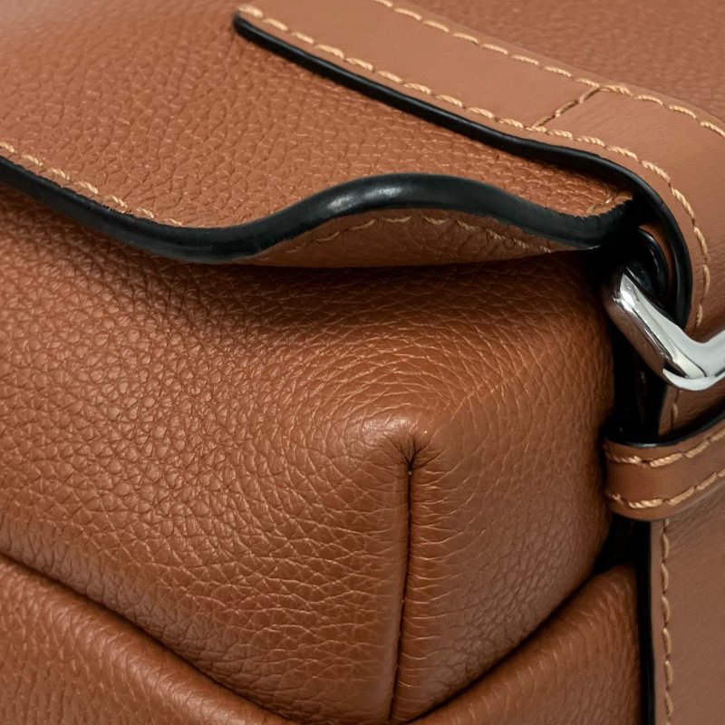 ☆ Loewe 羅威 Brown Calfskin Shoudler Bag 啡色小牛皮肩背袋 - 257026177-11