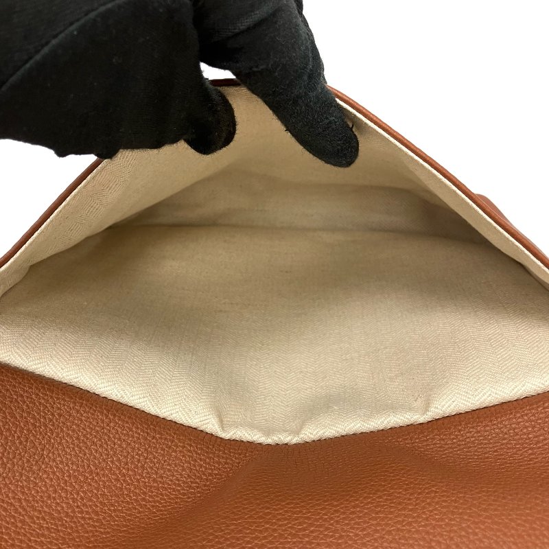 ☆ Loewe 羅威 Brown Calfskin Shoudler Bag 啡色小牛皮肩背袋 - 257026177-16