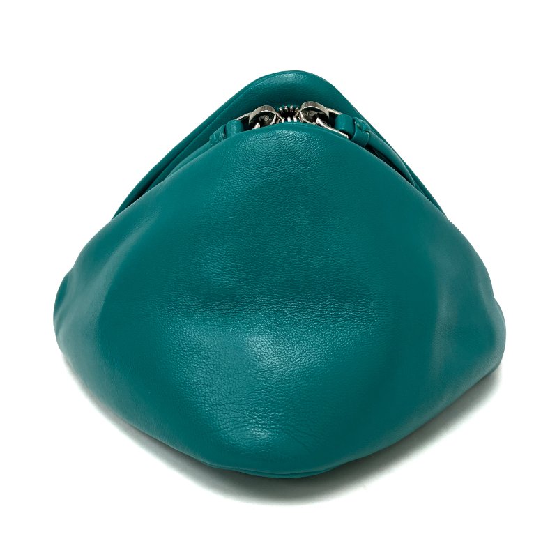 ☆ Prada 普拉達 Blue Green Lambskin Shoulder Bag 藍綠色小羊皮肩背袋 - 257026471-8