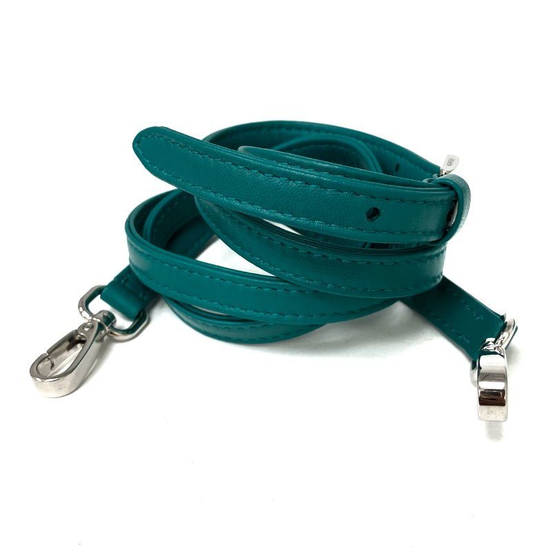 ☆ Prada 普拉達 Blue Green Lambskin Shoulder Bag 藍綠色小羊皮肩背袋 - 257026471-20