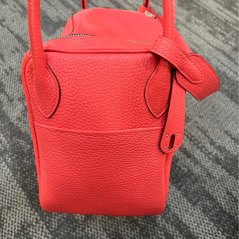🌈Hermes💗Lindy 30💗T5齋普爾粉銀扣🌈98.5新🌟TC皮🌟愛馬仕🌟-3
