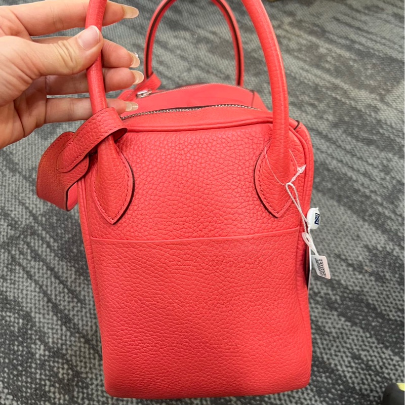 🌈Hermes💗Lindy 30💗T5齋普爾粉銀扣🌈98.5新🌟TC皮🌟愛馬仕🌟-4