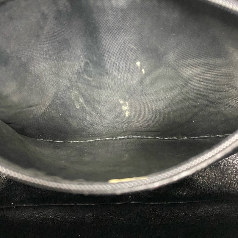 △ Chanel 香奈兒 Black Calfskin Gold Tone Metal Vintage Fringe Chain Shoulder Bag No.0 黑色小牛皮金色金屬鎖鏈肩背袋No.0 - 257026839-16