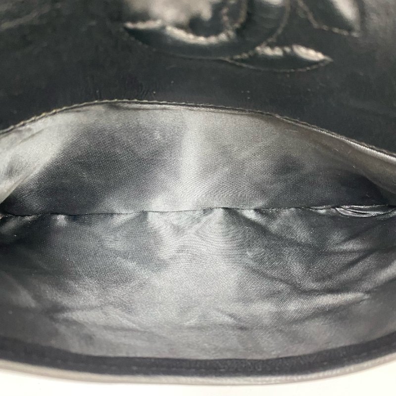 △ Chanel 香奈兒 Black Calfskin Gold Tone Metal Vintage Fringe Chain Shoulder Bag No.0 黑色小牛皮金色金屬鎖鏈肩背袋No.0 - 257026839-17