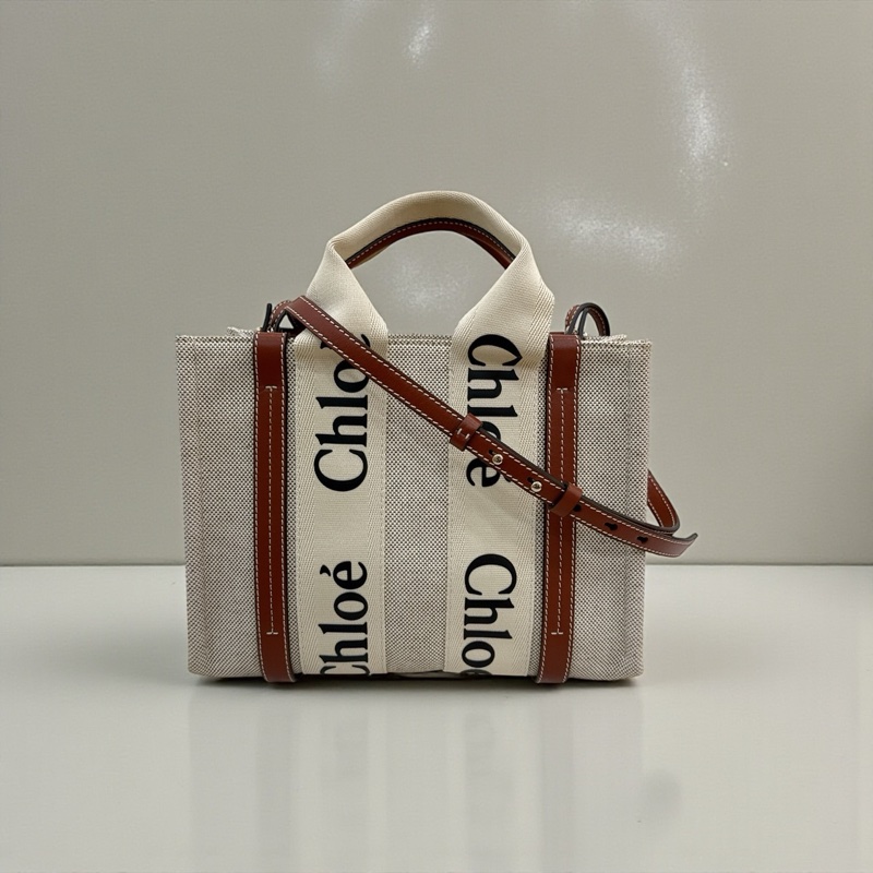 莉亞精品♡Chloe woody 焦糖色小號 二手-0