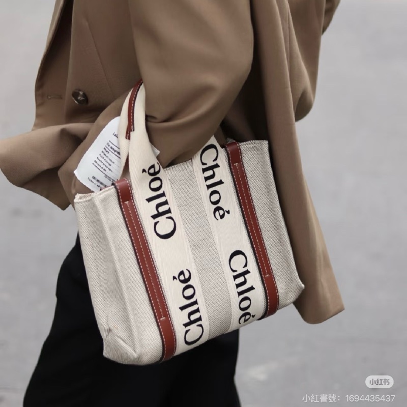 莉亞精品♡Chloe woody 焦糖色小號 二手-1