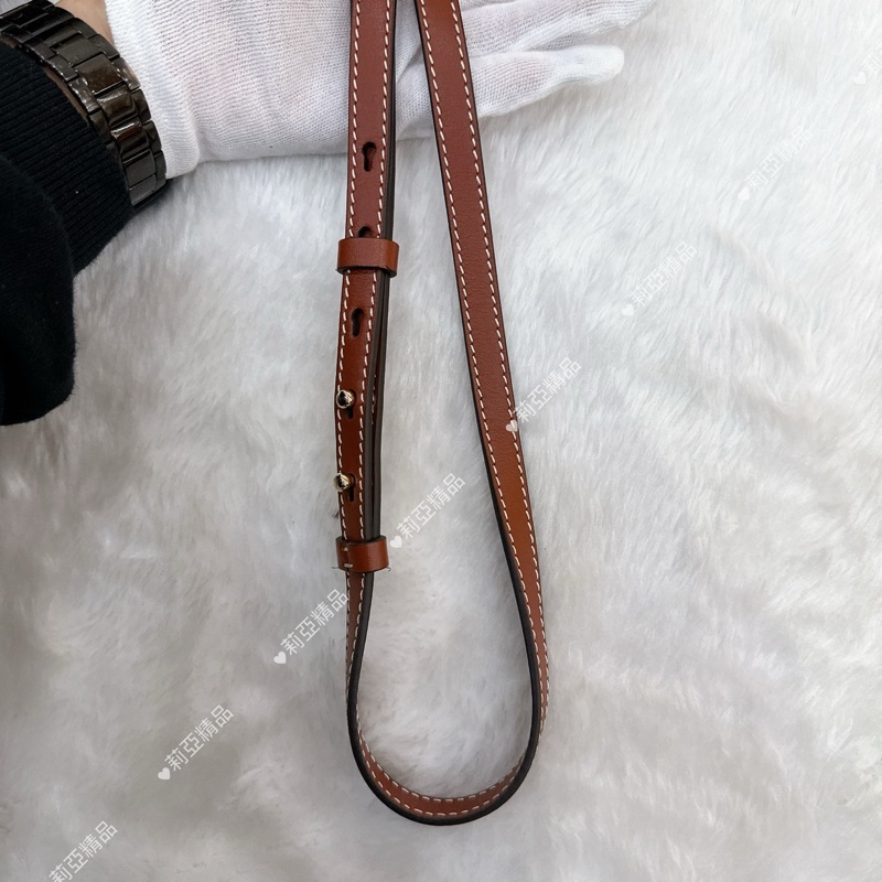 莉亞精品♡Chloe woody 焦糖色小號 二手-10