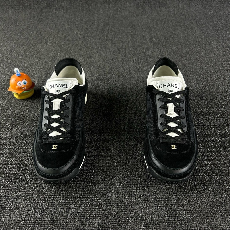 98新Chanel香奈兒黑色運動鞋 尺碼：36 碼一無附件-1