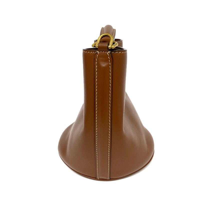△ Celine 思琳 Brown Calfskin Teen Bucket 16 Bucket Bag 啡色小牛皮水桶袋 - 257026812-4