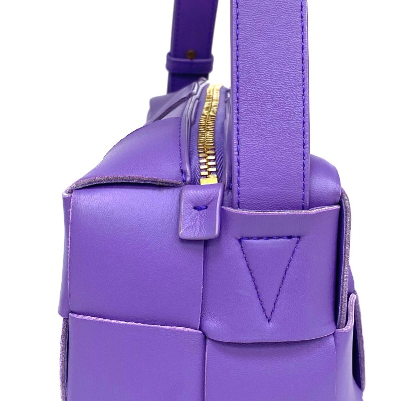 ☆ Bottega Veneta 寶緹嘉 Purple Lambskin Brick Cassette Handbag 紫色小羊皮手挽袋 - 257026534-6