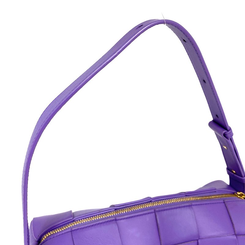 ☆ Bottega Veneta 寶緹嘉 Purple Lambskin Brick Cassette Handbag 紫色小羊皮手挽袋 - 257026534-7