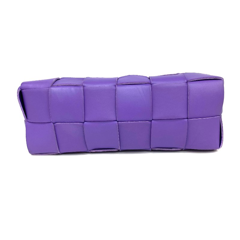 ☆ Bottega Veneta 寶緹嘉 Purple Lambskin Brick Cassette Handbag 紫色小羊皮手挽袋 - 257026534-8
