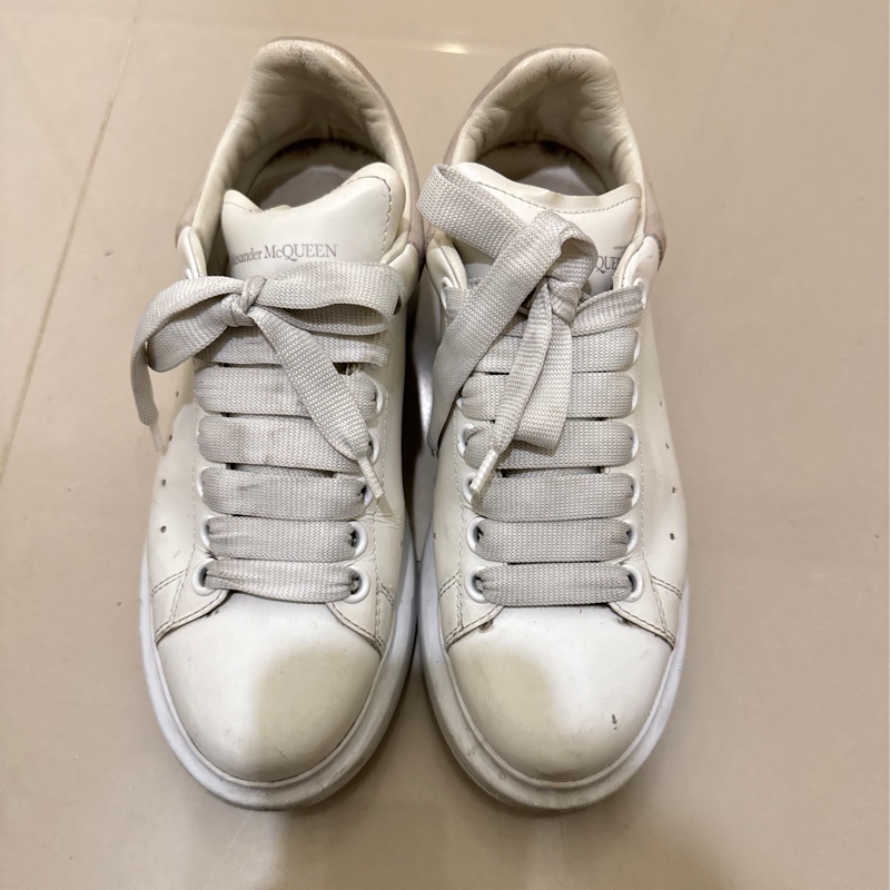 McQueen 粉尾小白鞋-6