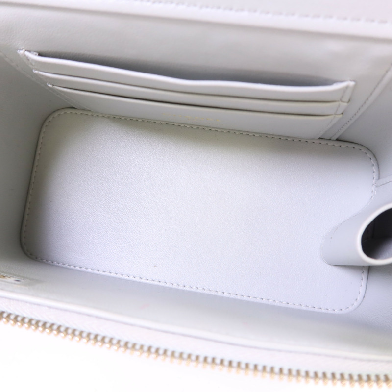 CHANEL 羊皮皮革Vanity Case金扣鏈帶肩背袋-5