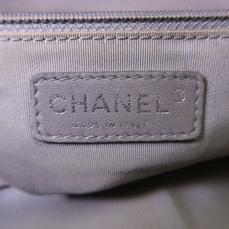 CHANEL 尼龍Tote Bag銀扣鏈帶手挽袋-6