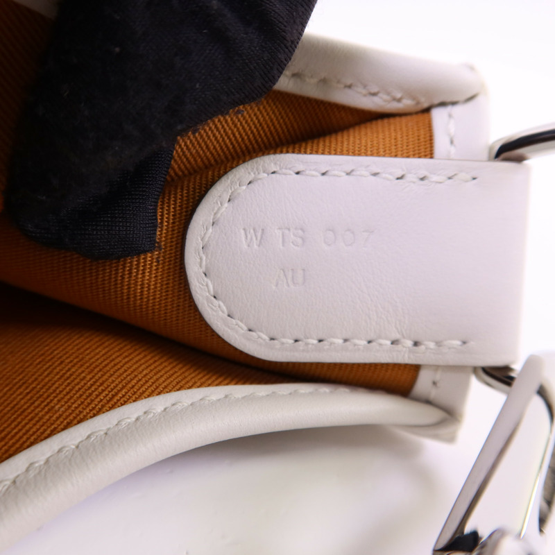 HERMES 帆布Evelyne PM銀扣肩背袋-7