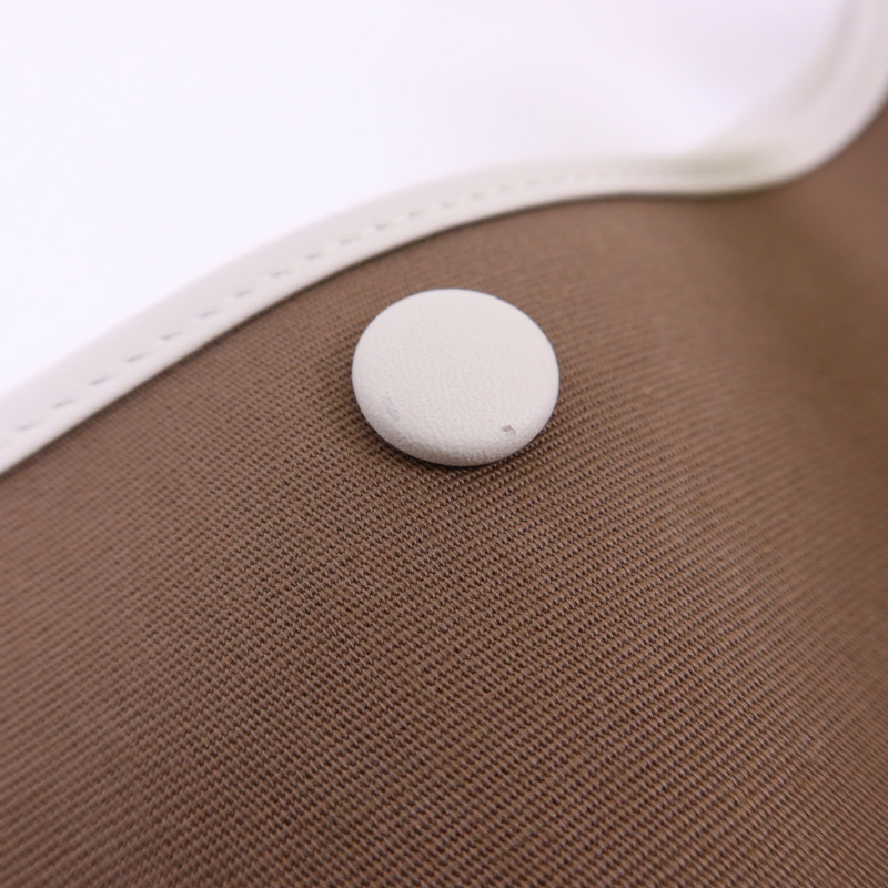 HERMES 帆布Evelyne PM銀扣肩背袋-13