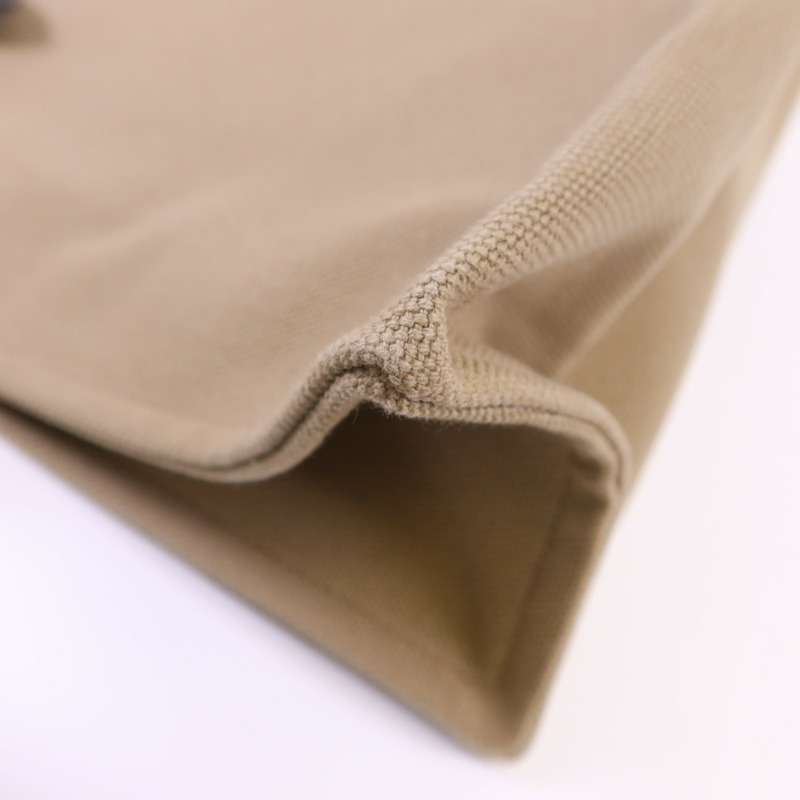 HERMES 帆布Etriviere Shopping Bag銀扣手挽袋Beige Marfa/Noir-9