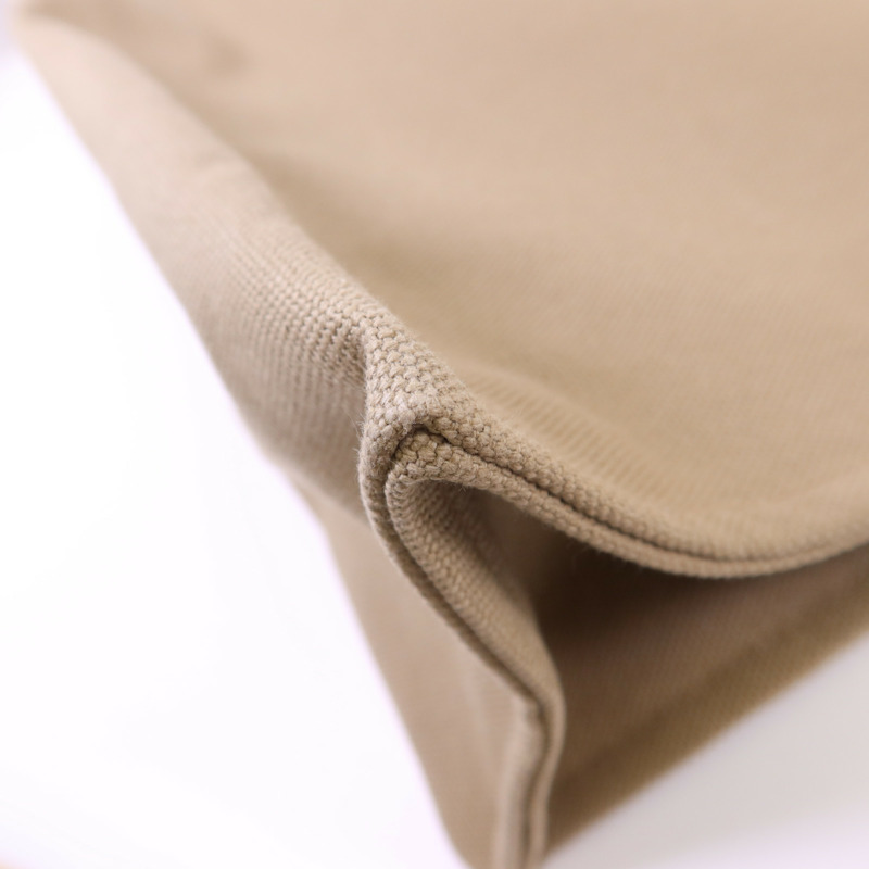 HERMES 帆布Etriviere Shopping Bag銀扣手挽袋Beige Marfa/Noir-10