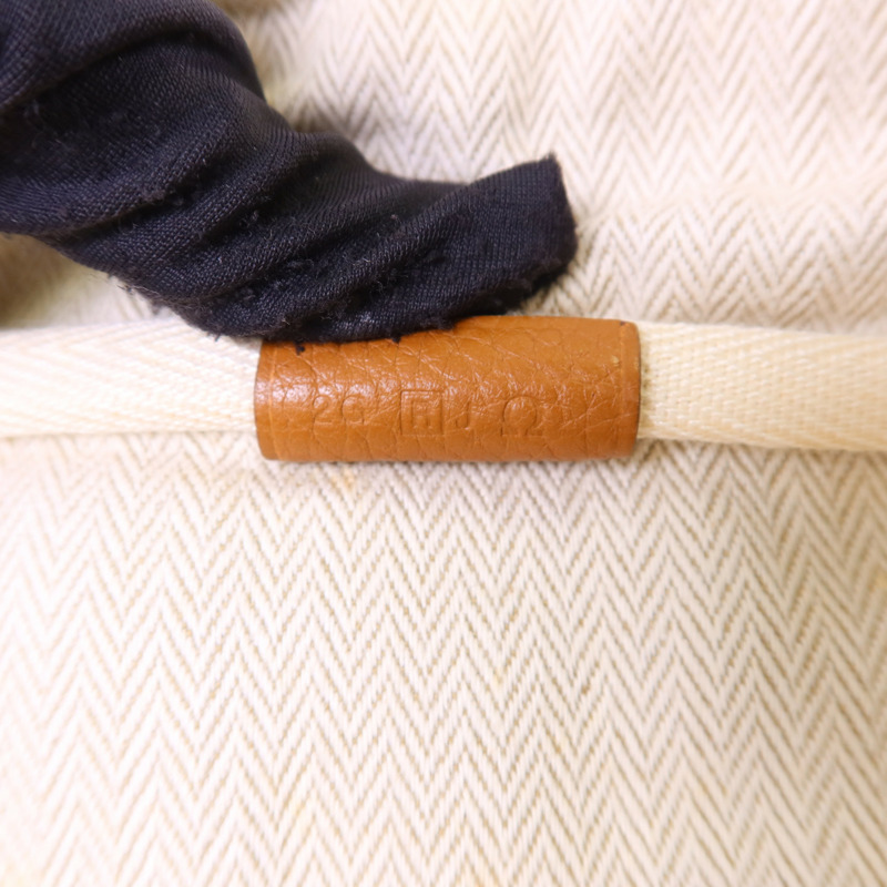 HERMES Clemence皮革Victoria銀扣手挽袋Gold-7