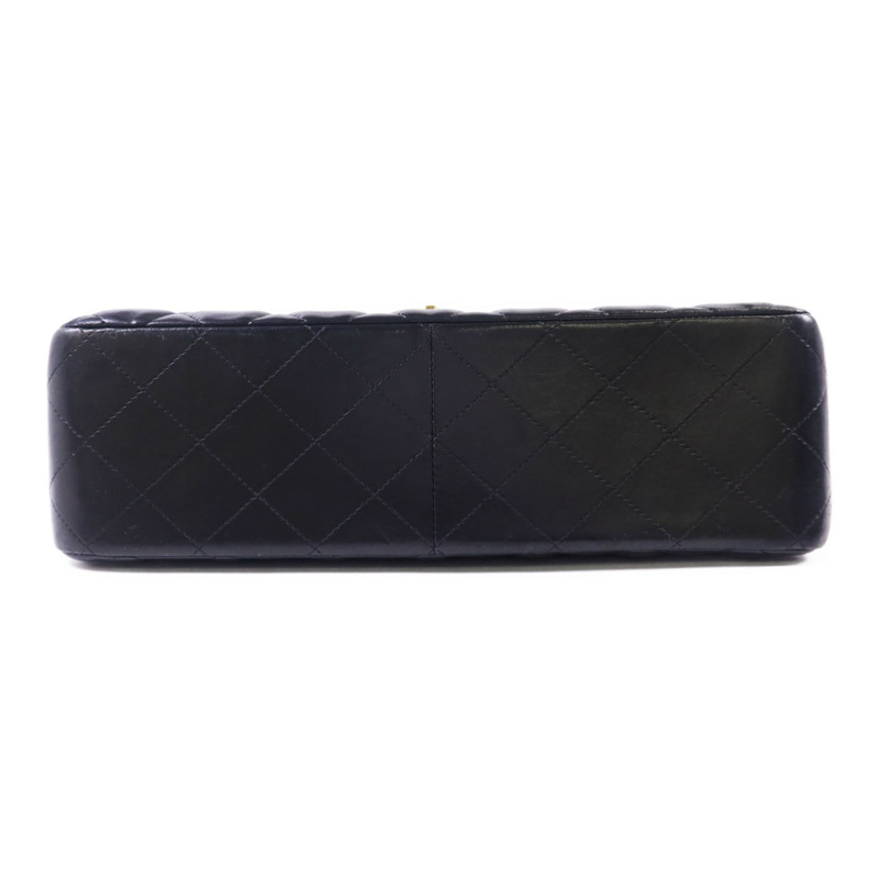 CHANEL 羊皮皮革Large Classic金扣鏈帶肩背袋-3