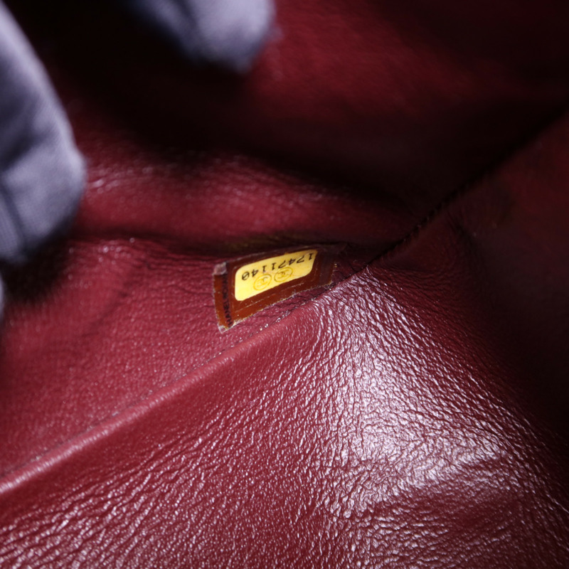 CHANEL 羊皮皮革Large Classic金扣鏈帶肩背袋-8