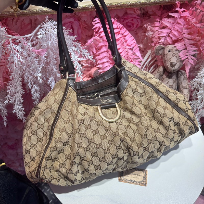 Gucci肩背包/王吉娜古董精品-0