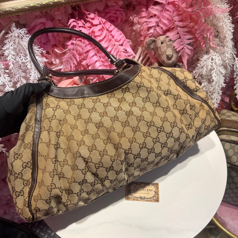 Gucci肩背包/王吉娜古董精品-5