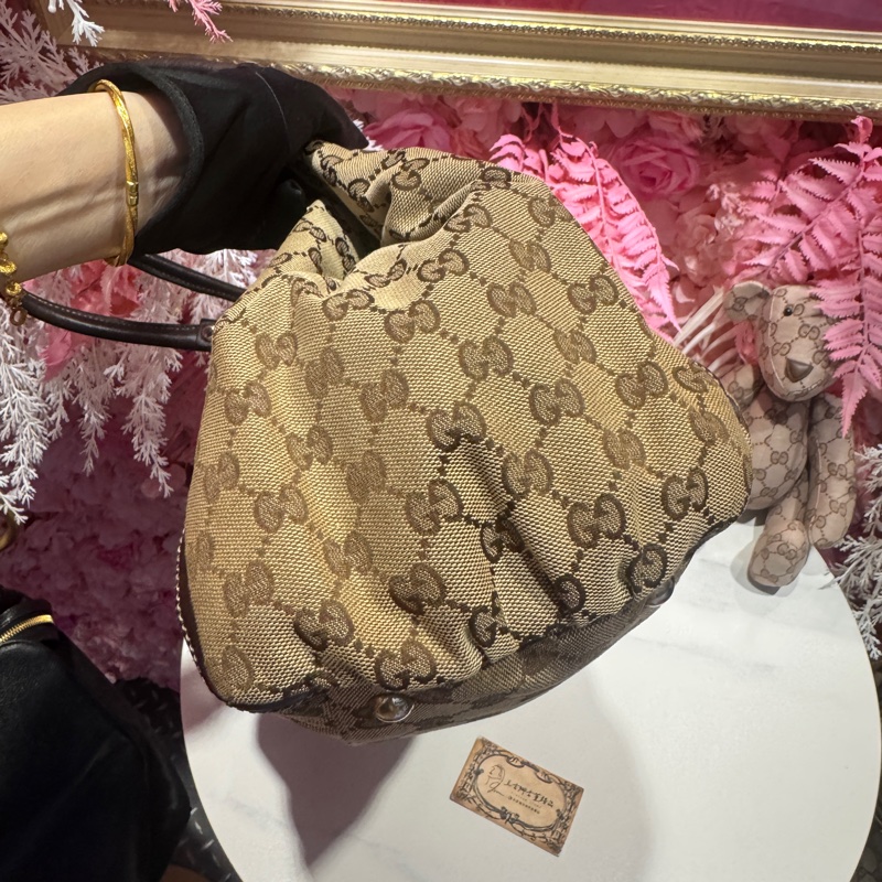 Gucci肩背包/王吉娜古董精品-6