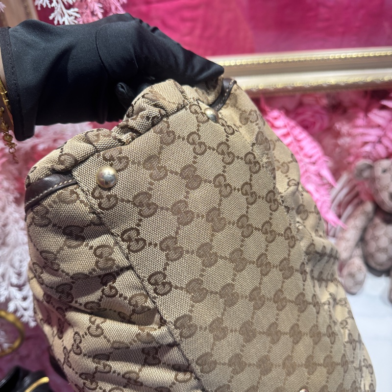 Gucci肩背包/王吉娜古董精品-9