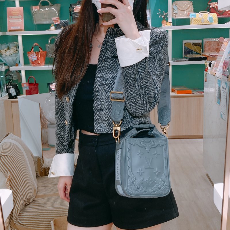 TW4663 Louis Vuitton 路易威登 浮雕男士郵差包 Cruiser Messenger Bag Calfskin-19