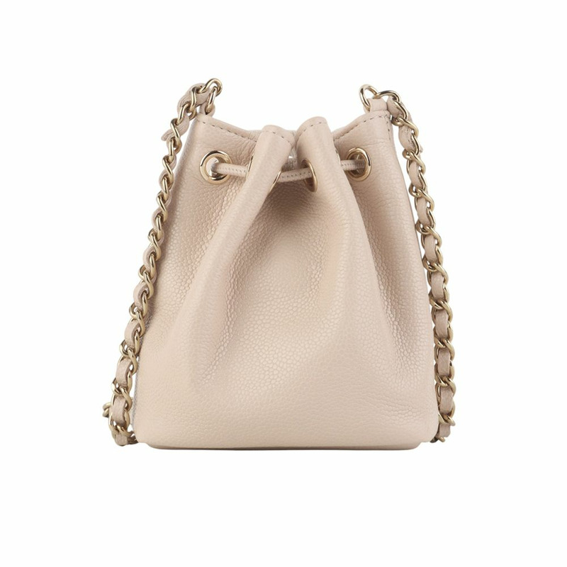 【包稅】CHANEL AP2913 金色 CC 商務聯名迷你水桶鏈條斜背包 35019Y-2