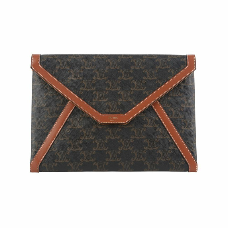 【包稅】CELINE Triomphe 信封小袋（百貨商店憑證）35025Y-1-0