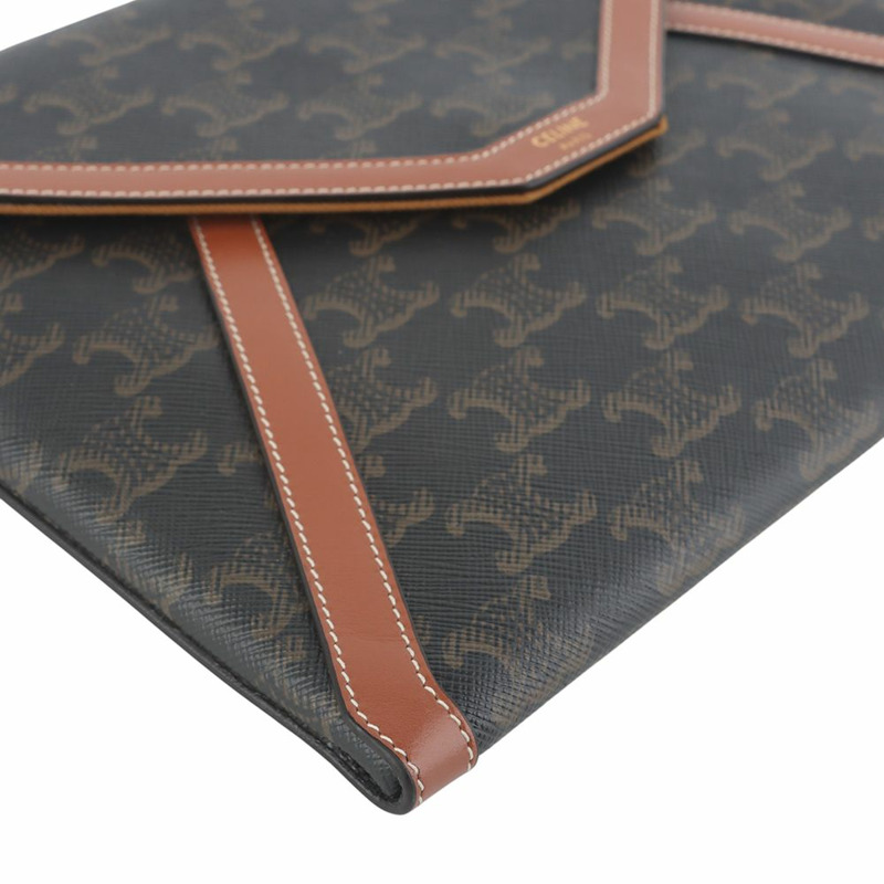【包稅】CELINE Triomphe 信封小袋（百貨商店憑證）35025Y-1-4
