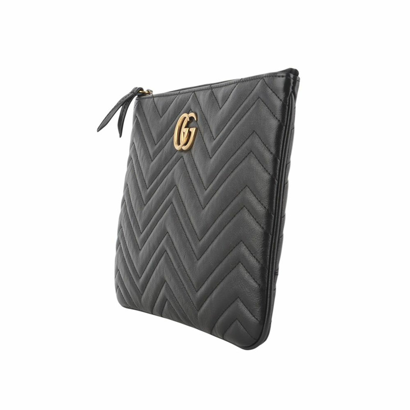 【包稅】GUCCI GG Marmont 馬特拉塞凸紋手拿包 35037Y-1