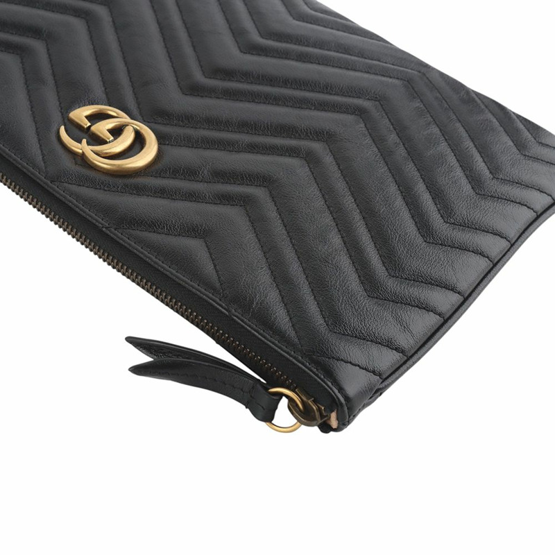 【包稅】GUCCI GG Marmont 馬特拉塞凸紋手拿包 35037Y-3