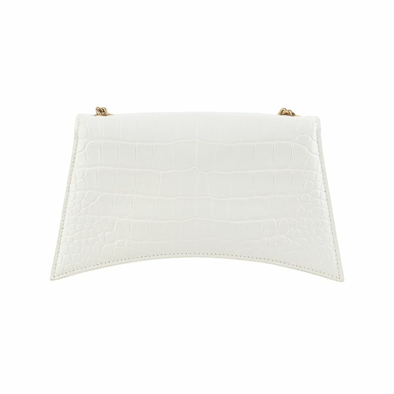 【包稅】BALENCIAGA 鱷魚紋絎縫 XS 鏈條斜背包 35032Y-1-2