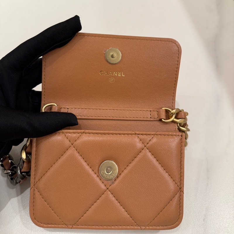 （極新美包）Chanel香奈兒 19woc mini腰包-3