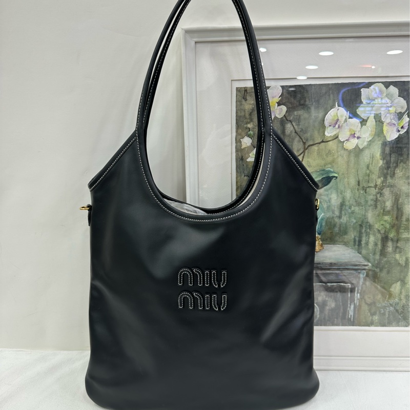Miu Miu IVY hobo托特包，黑色 很新 25年 內襯有幾點印子-1