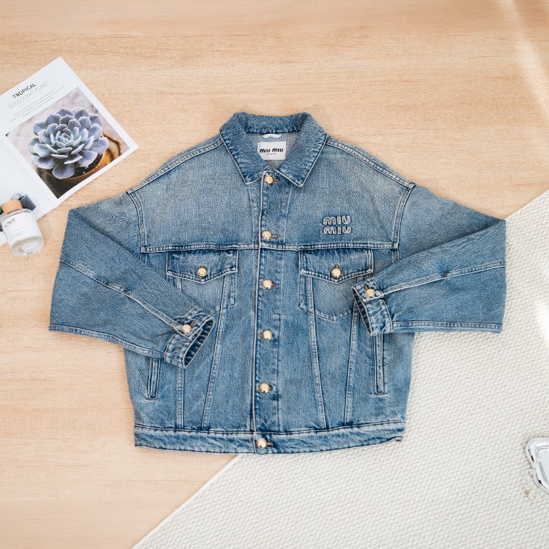 ❤️MIU MIU 25年新款 牛仔外套 超值-0
