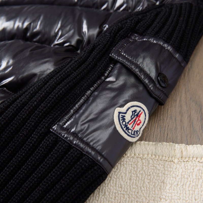 ❤️MONCLER 拼接款針織羽絨外套 更適合港台秋冬-2