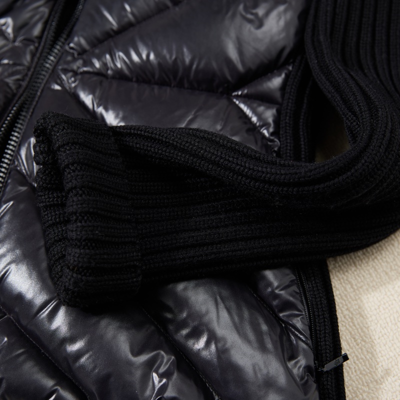 ❤️MONCLER 拼接款針織羽絨外套 更適合港台秋冬-5