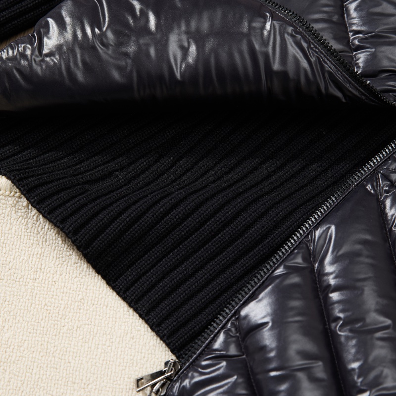 ❤️MONCLER 拼接款針織羽絨外套 更適合港台秋冬-6